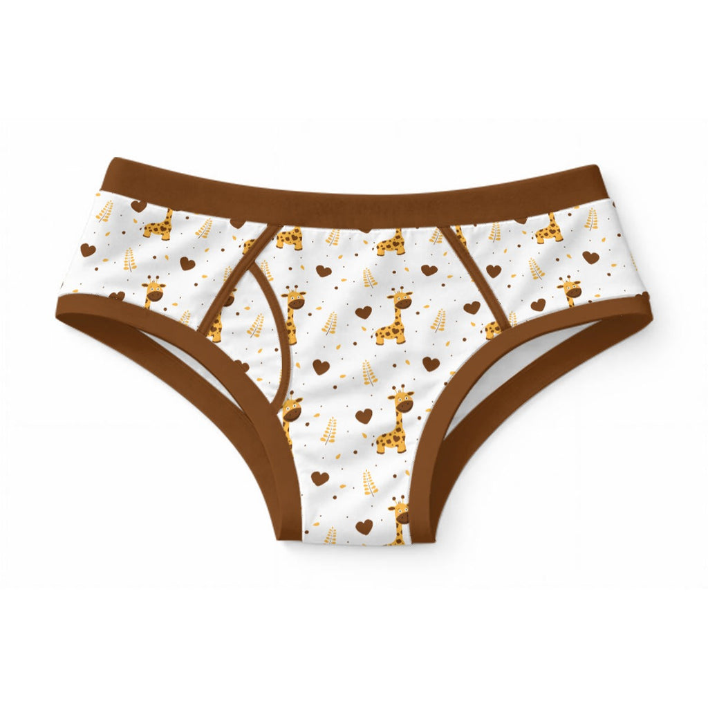Adorable Giraffe Men's Cotton Undies