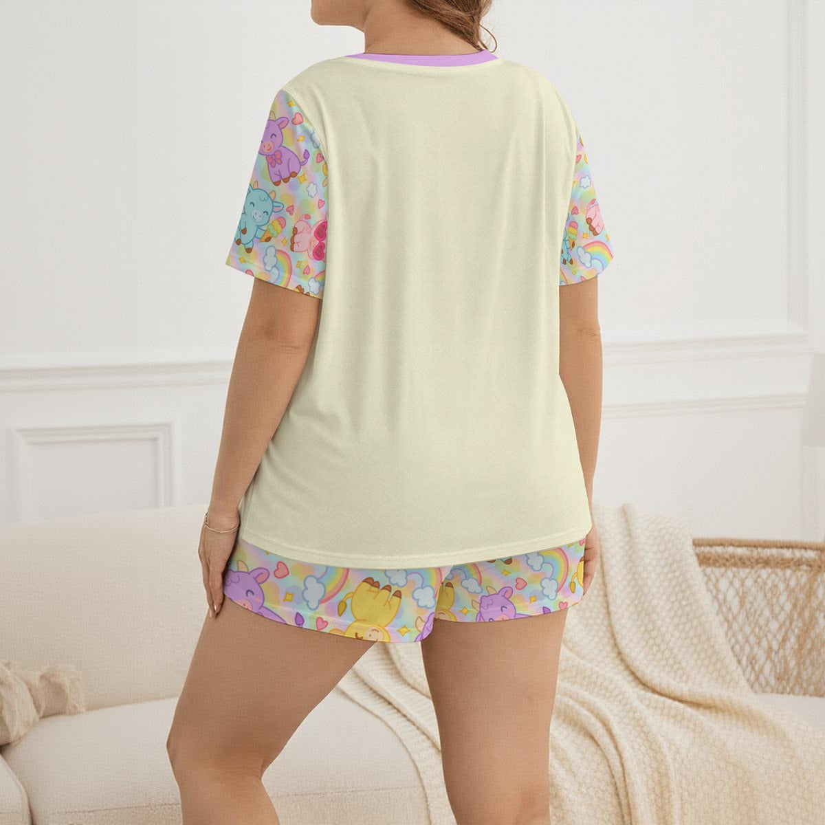 Rainbow Moobaby Cozy Pajama Set