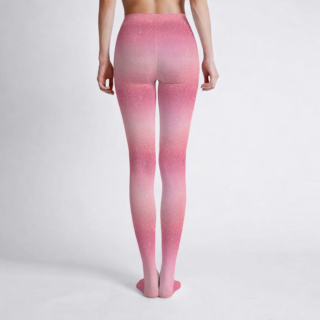 Blush Stardust Stretch Tights