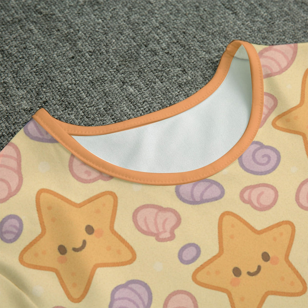 Seashell Wishes Short Sleeve CuddleSuit