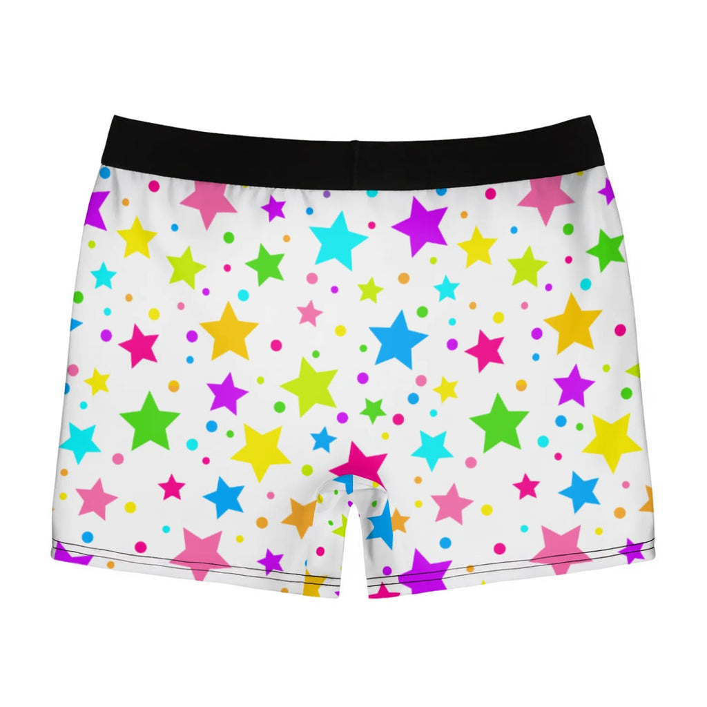 Lil Pastel Stars Stretch Boxer Briefs