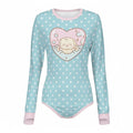 Cute BunBun Bathtime Long Sleeve CuddleSuit