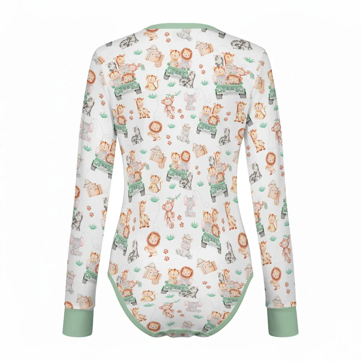 Safari Snuggles Long Sleeve CuddleSuit