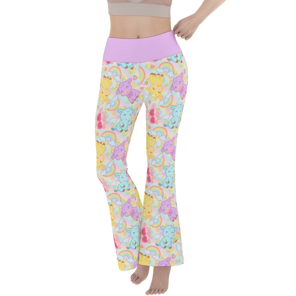 Rainbow Moobaby Flare Leggings