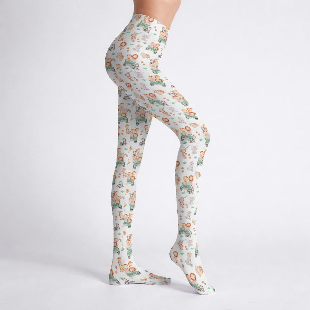 Safari Snuggle Stretch Tights
