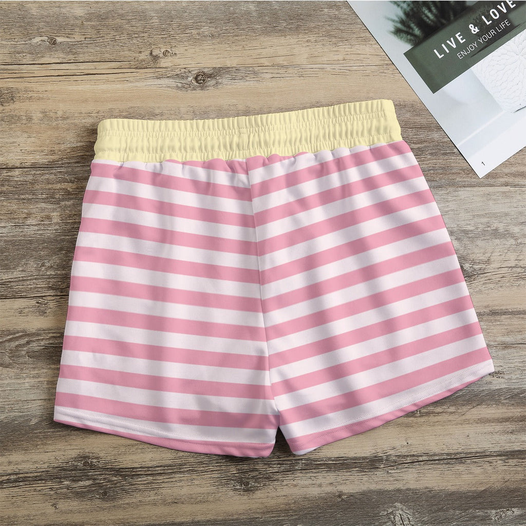 Pink Dino Snuggle Cozy Shorts
