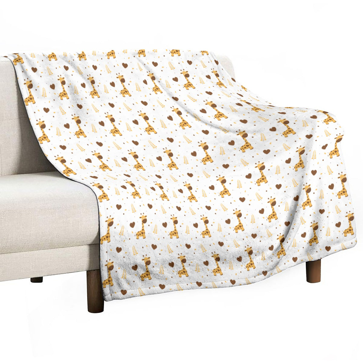 Adorable Giraffe Soft Flannel Blanket
