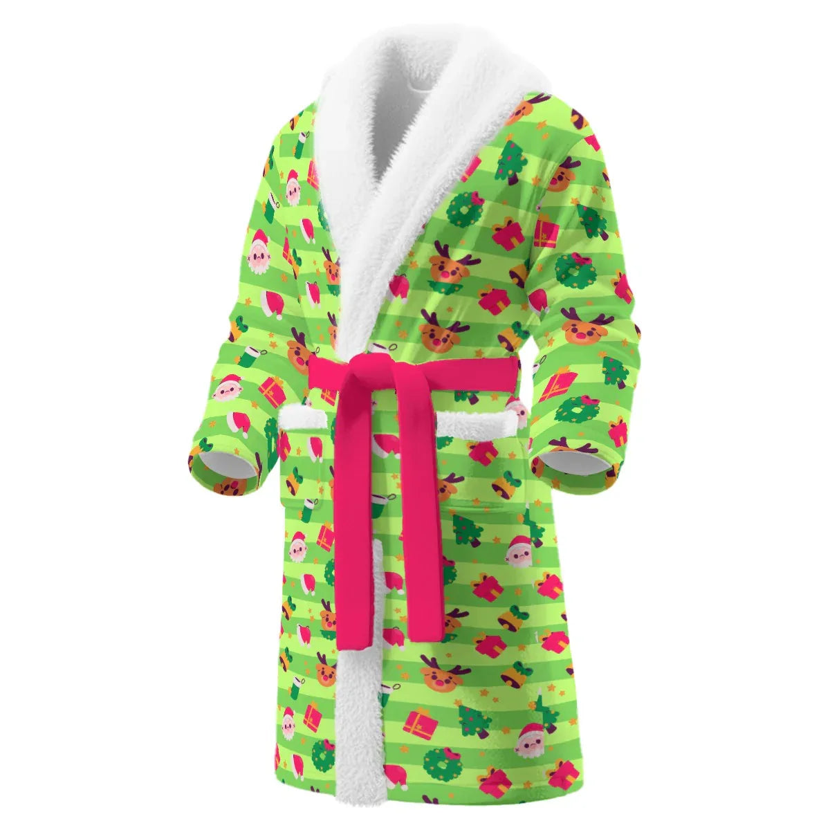 Holly Jammies Fleece Bathrobe