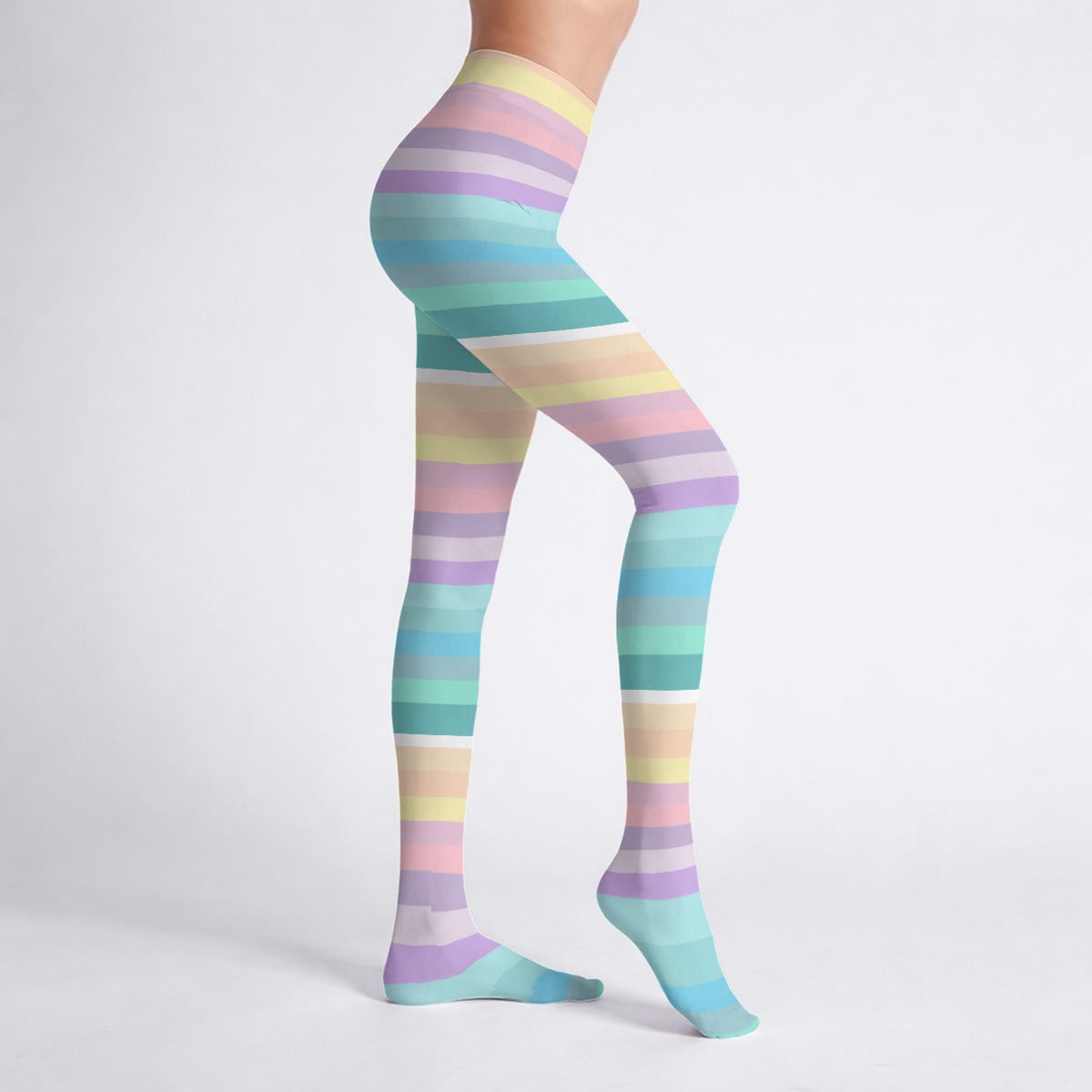 Pastel Candycore Stretch Tights