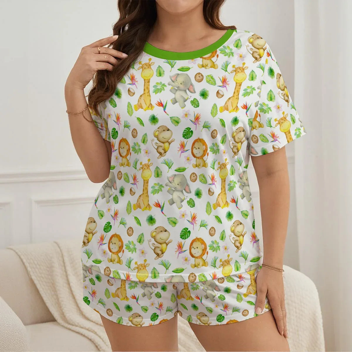 Jungle Playtime Jammies Shorts Set
