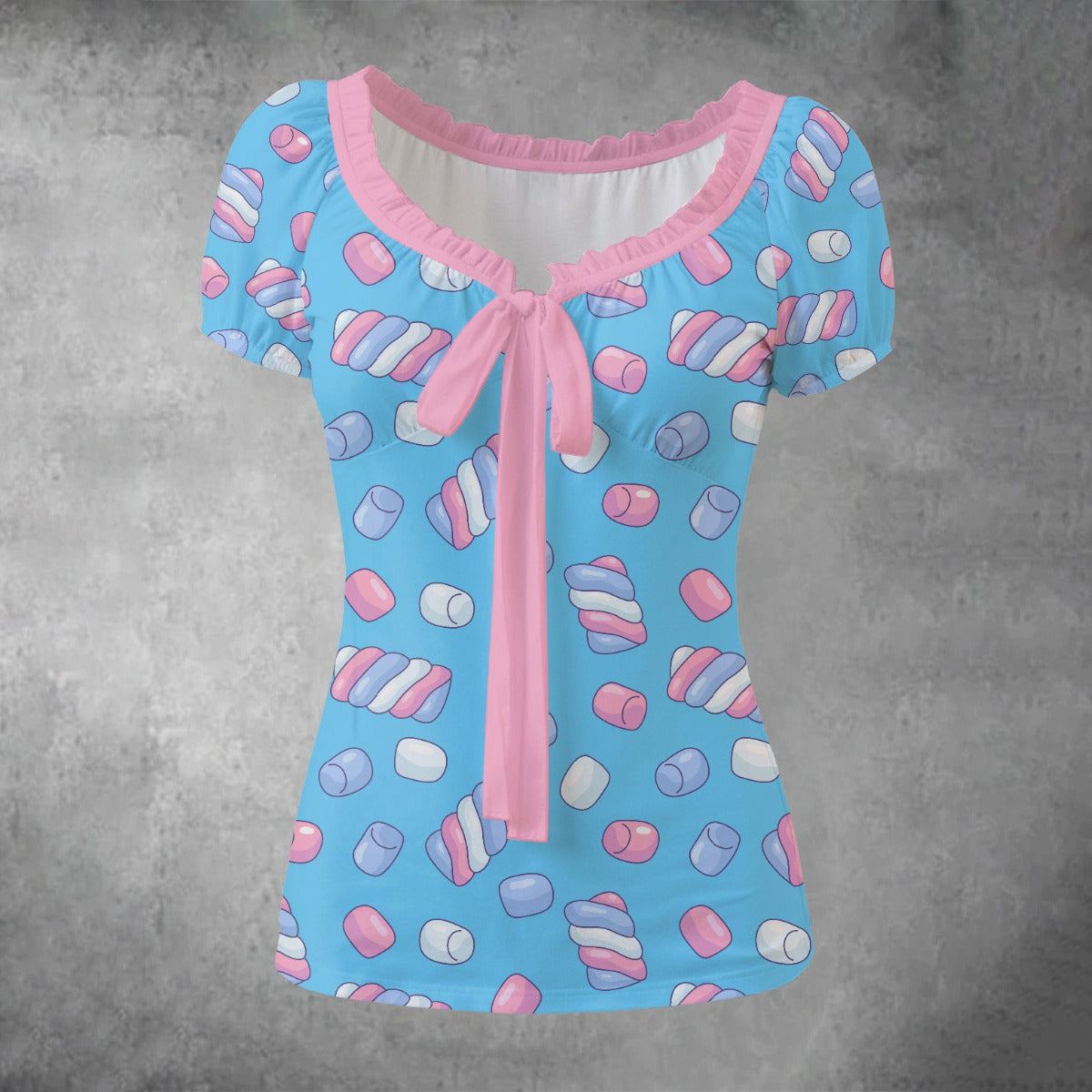 Candy Marshmallow Sweet Charm Blouse