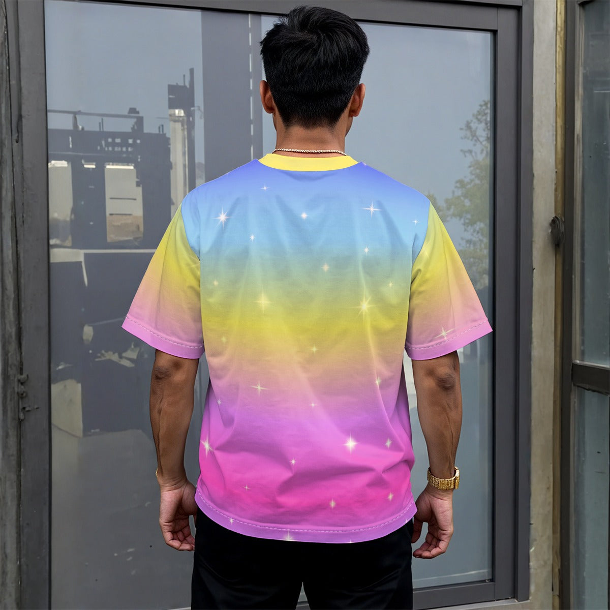Rainbow Snuggle Bear Play Tee
