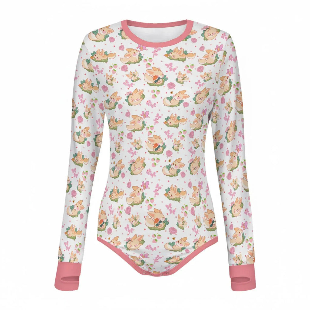 Lovely Fennec Long Sleeve CuddleSuit