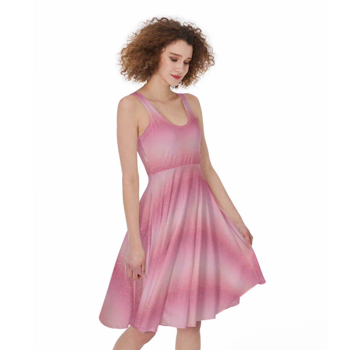 Blush Stardust Glitter Play Dress