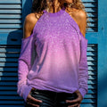 Pastel Cosmic Peekaboo Sweater