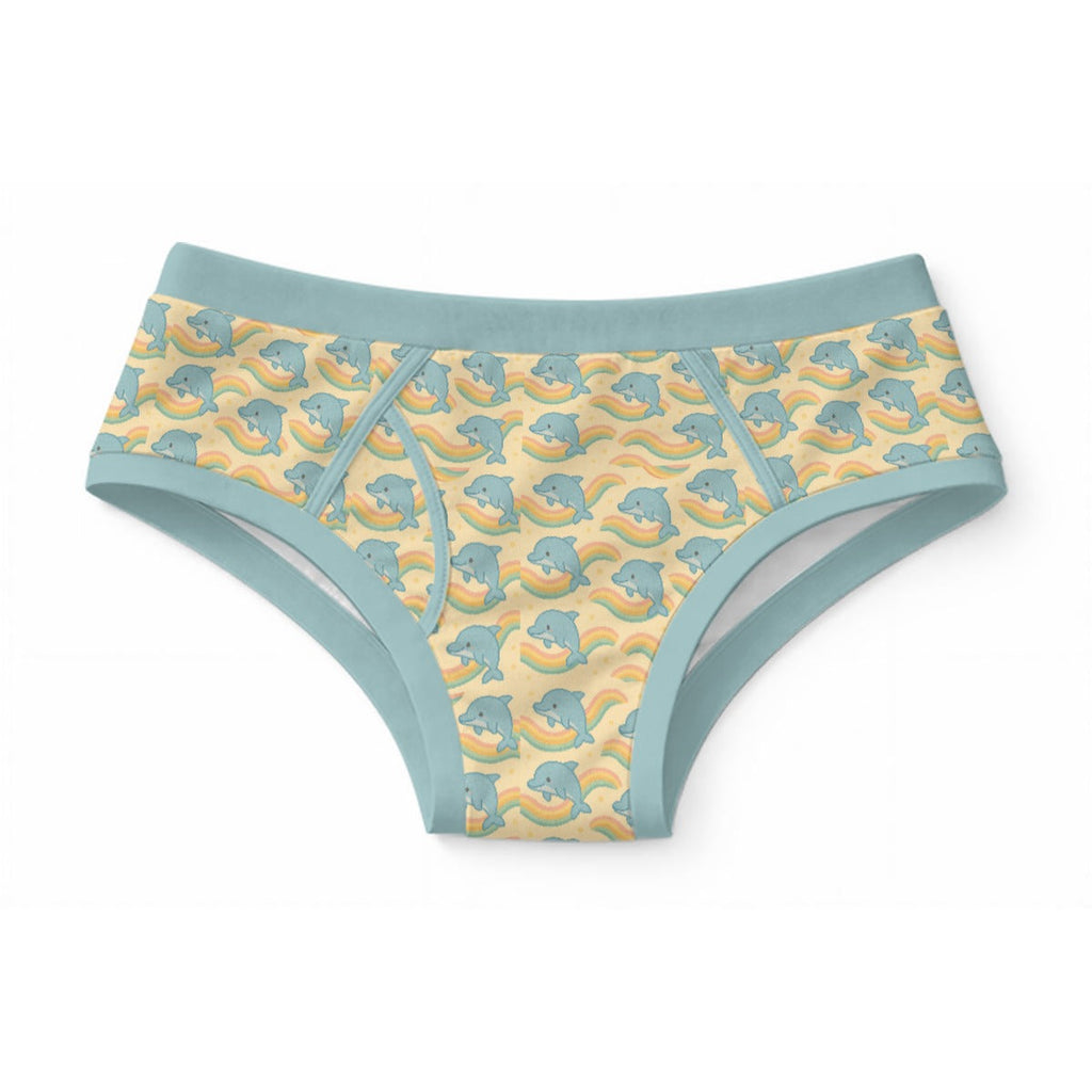 Rainbow Dolphin Men's Cotton Undies
