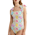 Rainbow Moobaby Bow Swimmie