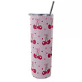 Pretty In Cherries Glitter Tumbler 20 oz