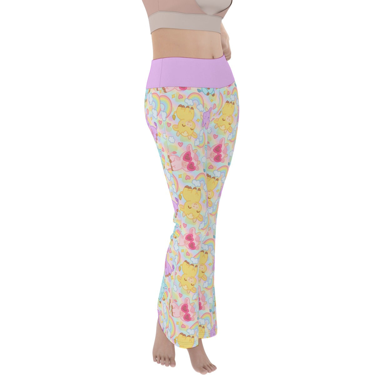 Rainbow Moobaby Flare Leggings