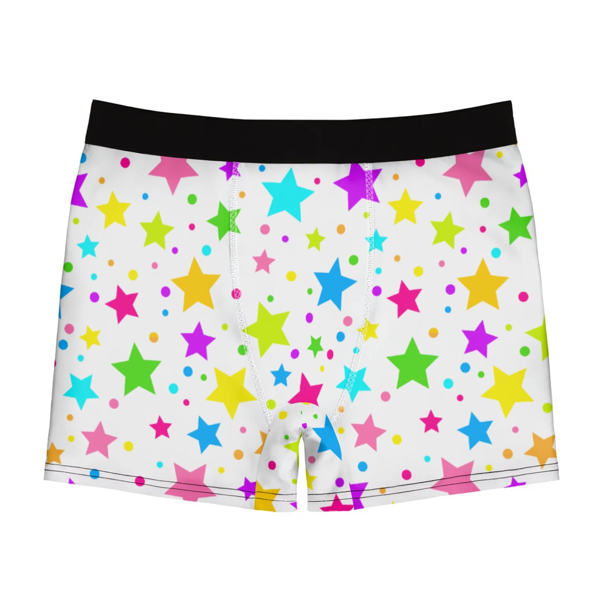 Lil Pastel Stars Stretch Boxer Briefs