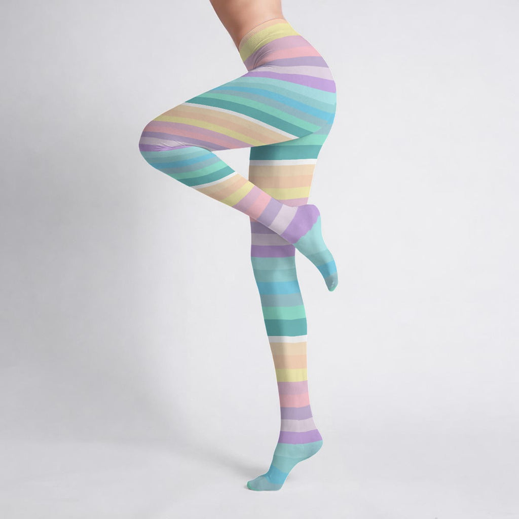 Pastel Candycore Stretch Tights