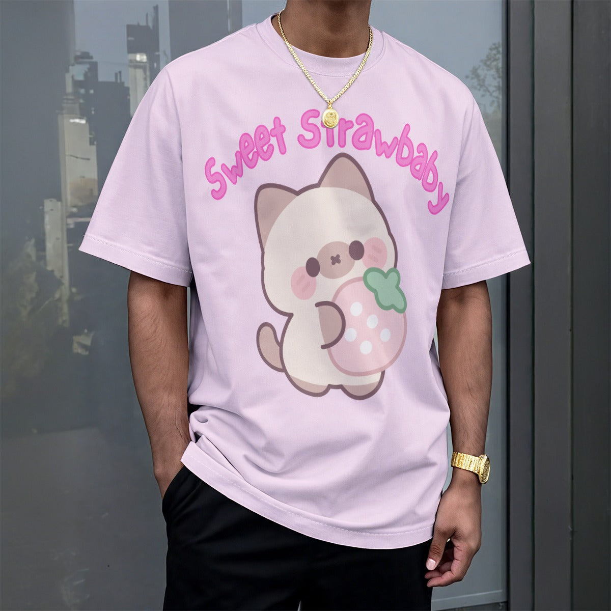 Pastel Sweet Strawbaby Soft Play Tee