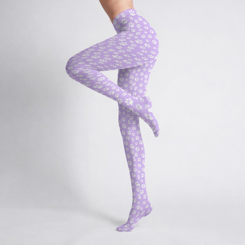 Soft Puppy Paw Stretch Tights