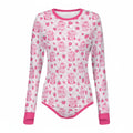 Berry Moo Long Sleeve CuddleSuit