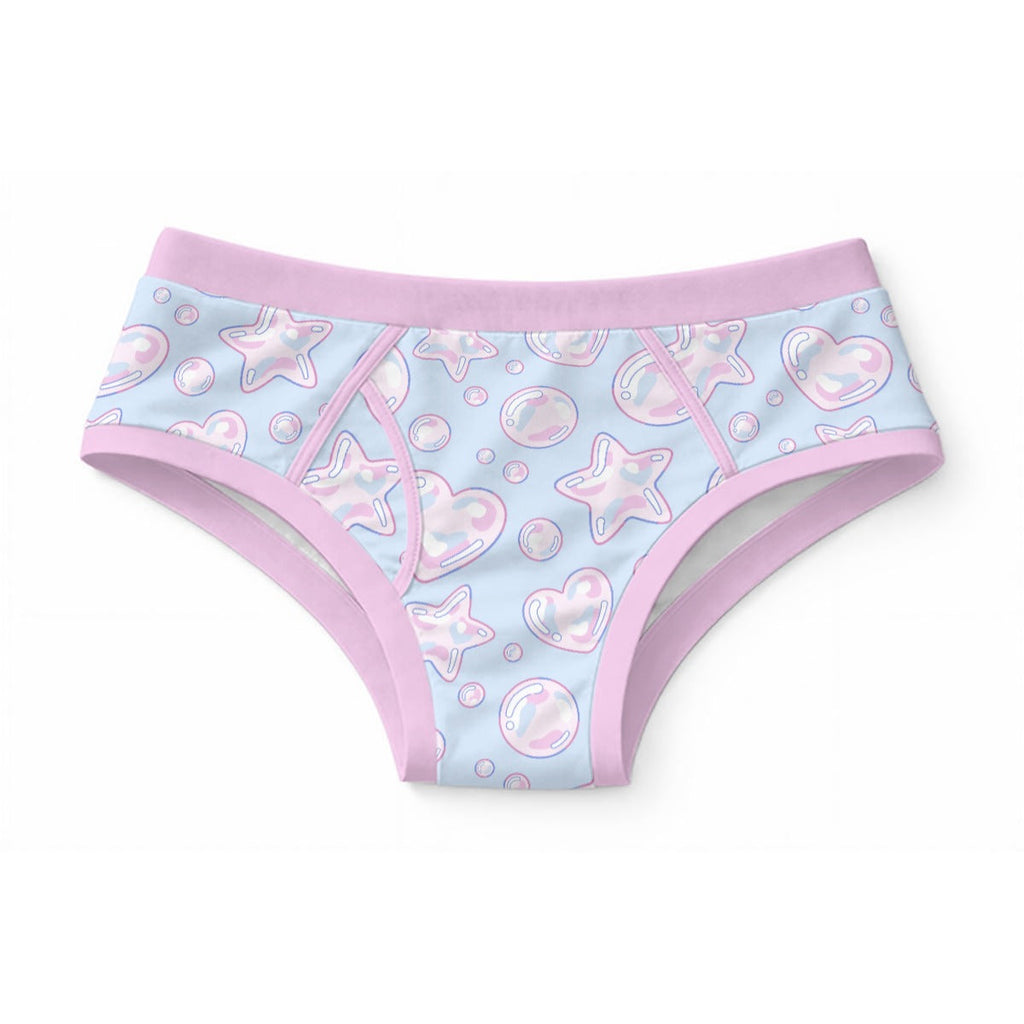 Kawaii Bubbles Men's Cotton Undies