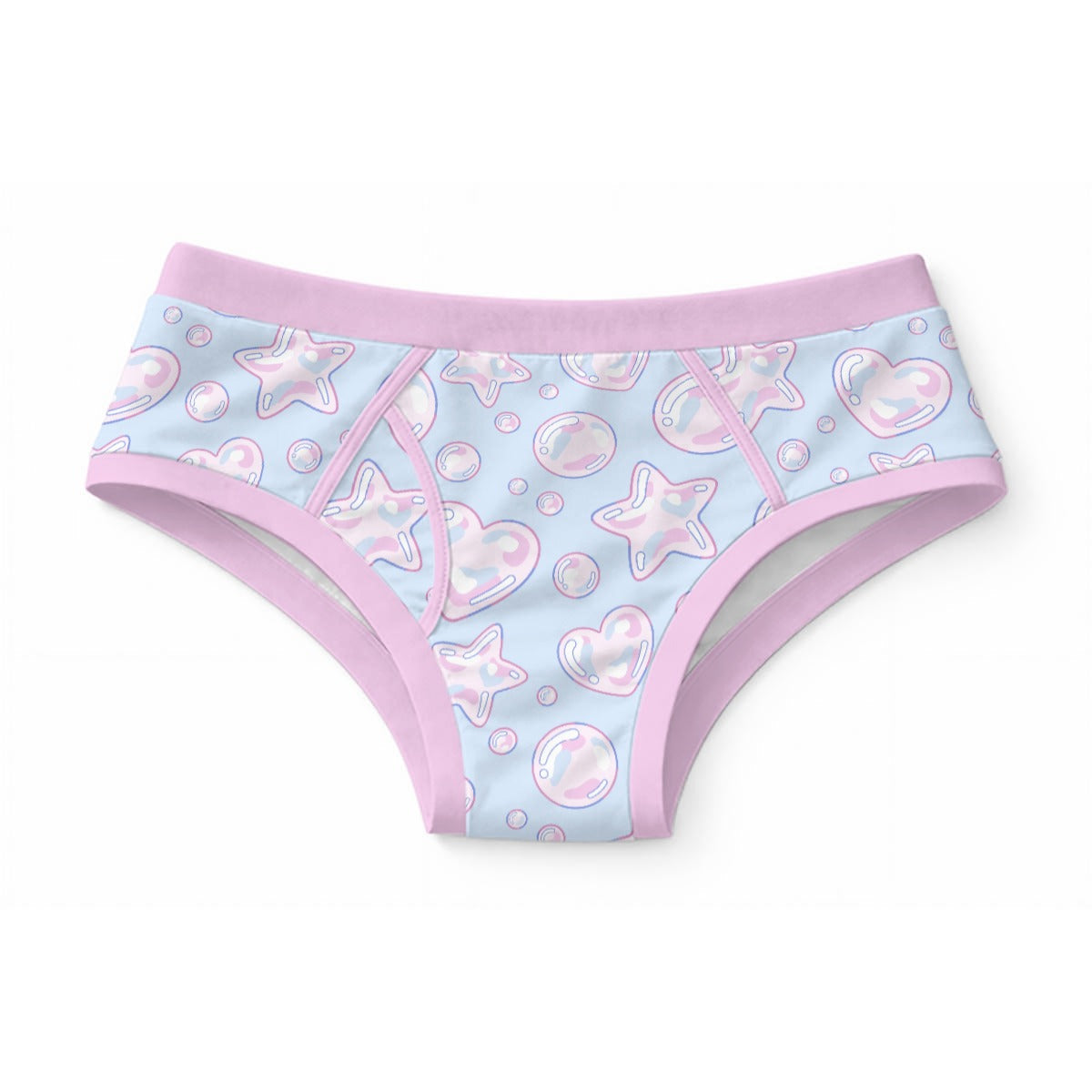 Kawaii Bubbles Men's Cotton Undies
