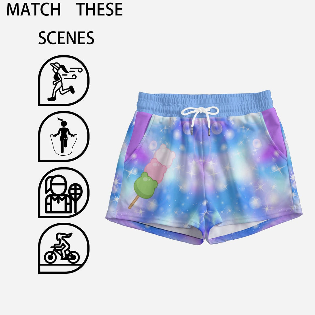 Cosmic Candy Bear Cozy Shorts
