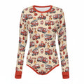 Little Firefighter Long Sleeve CuddleSuit