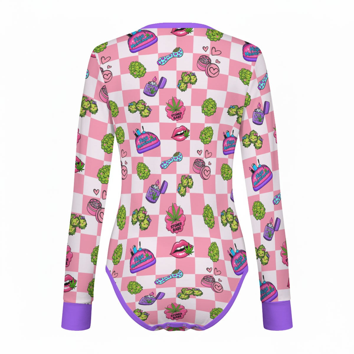 Stoner Babe Long Sleeve CuddleSuit