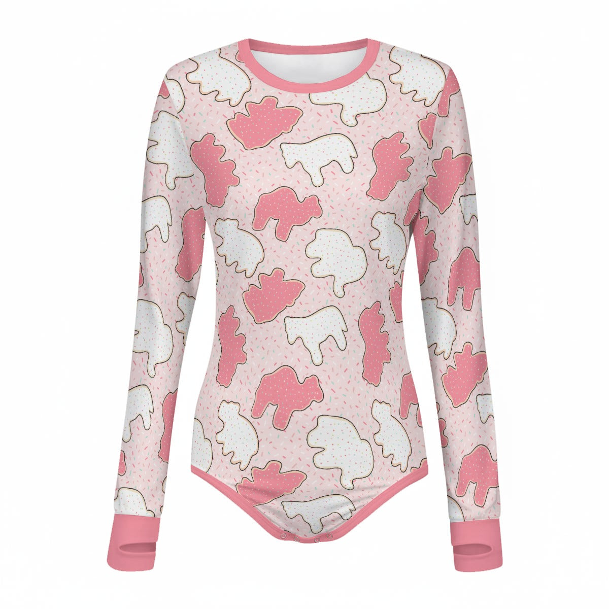 Animal Cookies Long Sleeve CuddleSuit