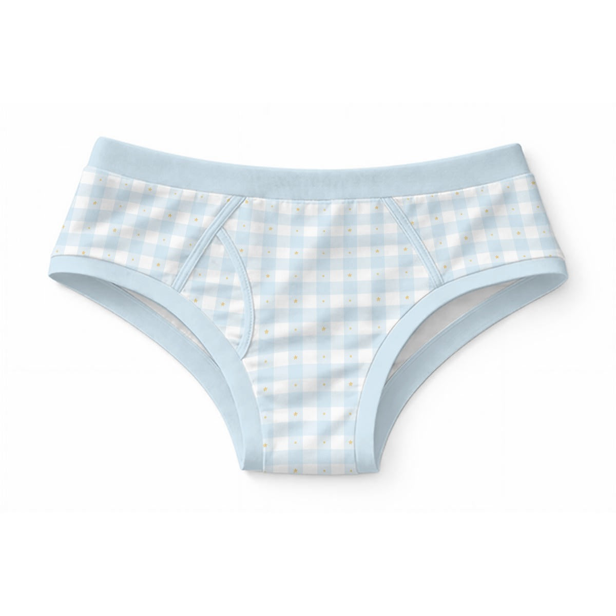 Bluebell Gingham Men’s Cotton Undies