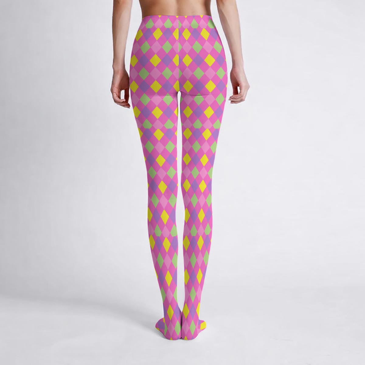 Harlequin Clowncore Stretch Tights