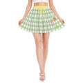 Sweet Lil Bee Ruffle Plaid Skirt