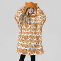 Jam Picnic Kitten Ear Hoodie Blanket