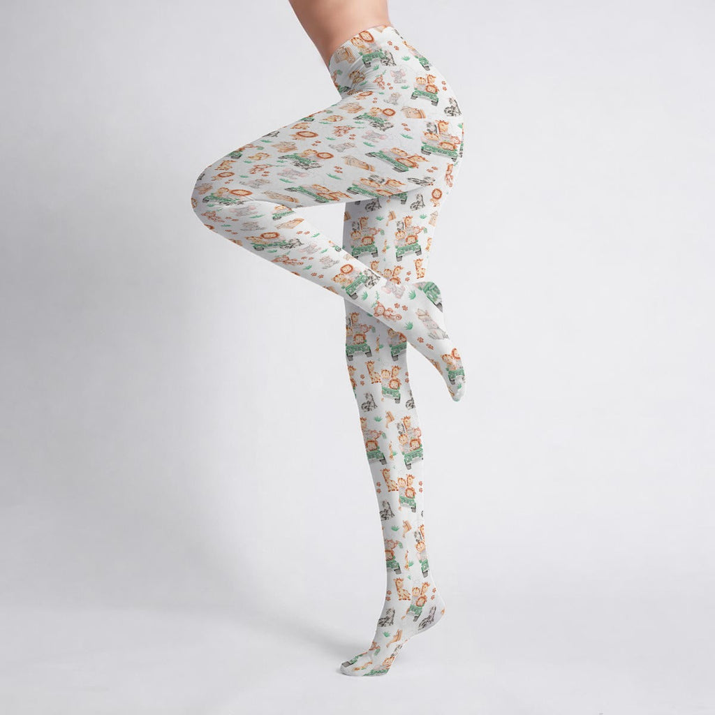 Safari Snuggle Stretch Tights