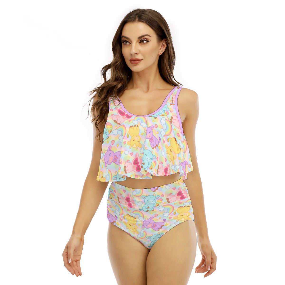 Rainbow Moobaby 2PC Splash Suit