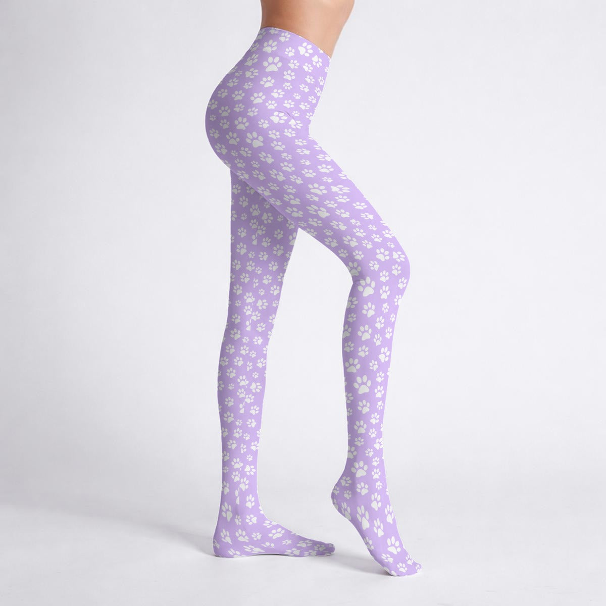 Soft Puppy Paw Stretch Tights
