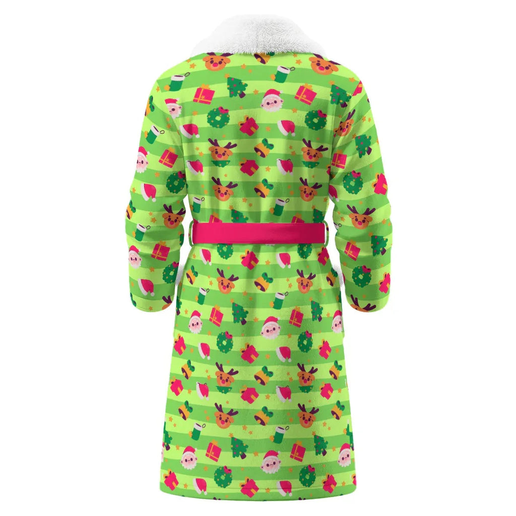 Holly Jammies Fleece Bathrobe