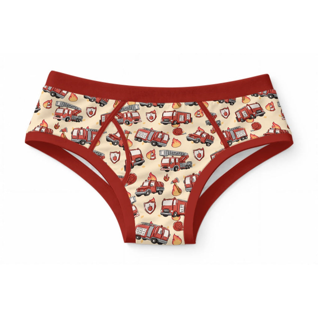 Little Firefighter Men's Cotton Undies