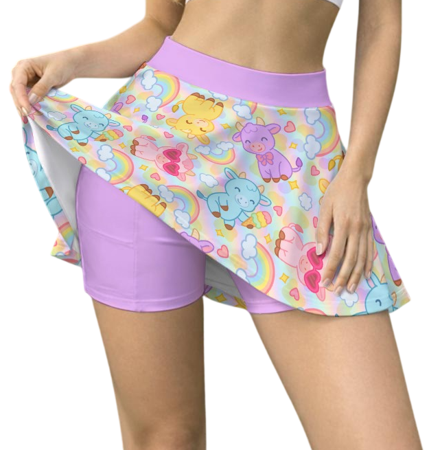 Rainbow Moobaby Darling Skort