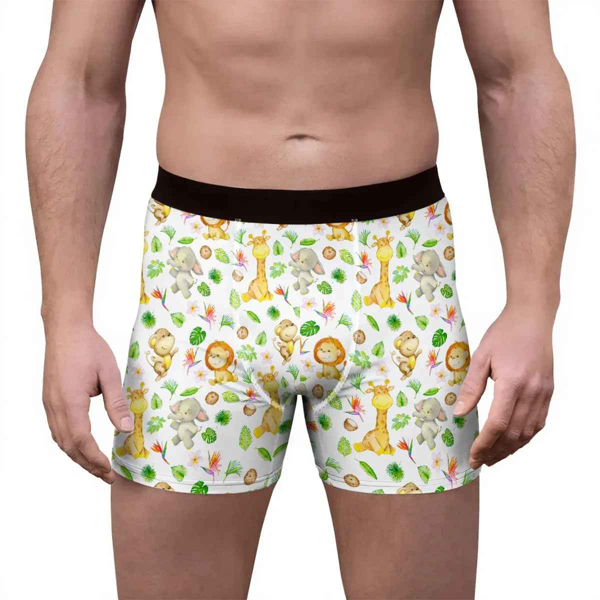 Jungle Playtime Stretch Boxer Briefs