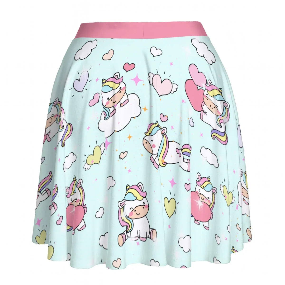 Pretty Unicorns Short Skirt
