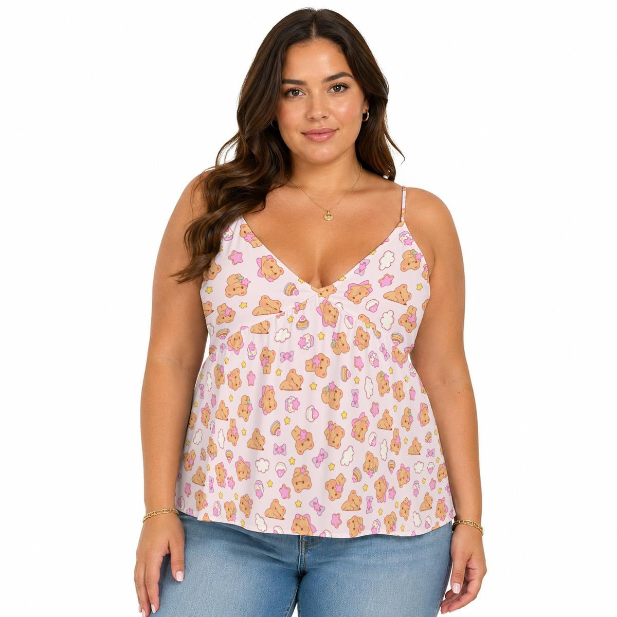 Bearly Adorable Peplum Cami