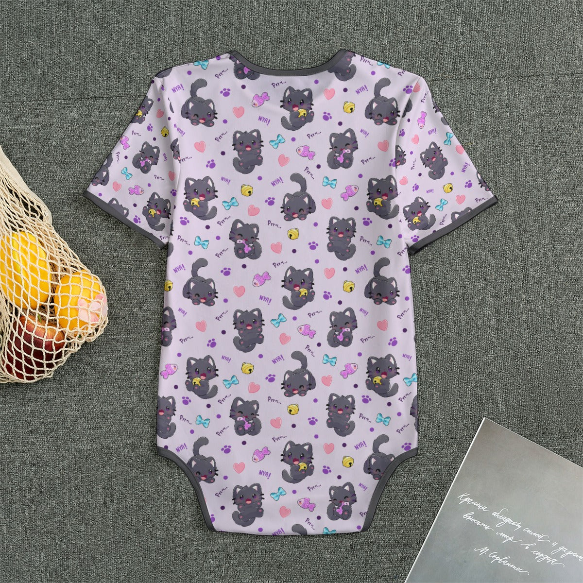Purrfectly Playful Short Sleeve CuddleSuit