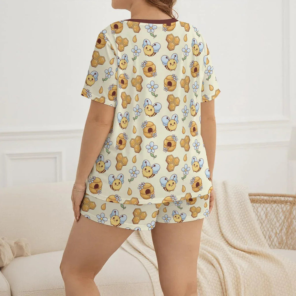 Honeybee Snuggles Cozy Pajama Set