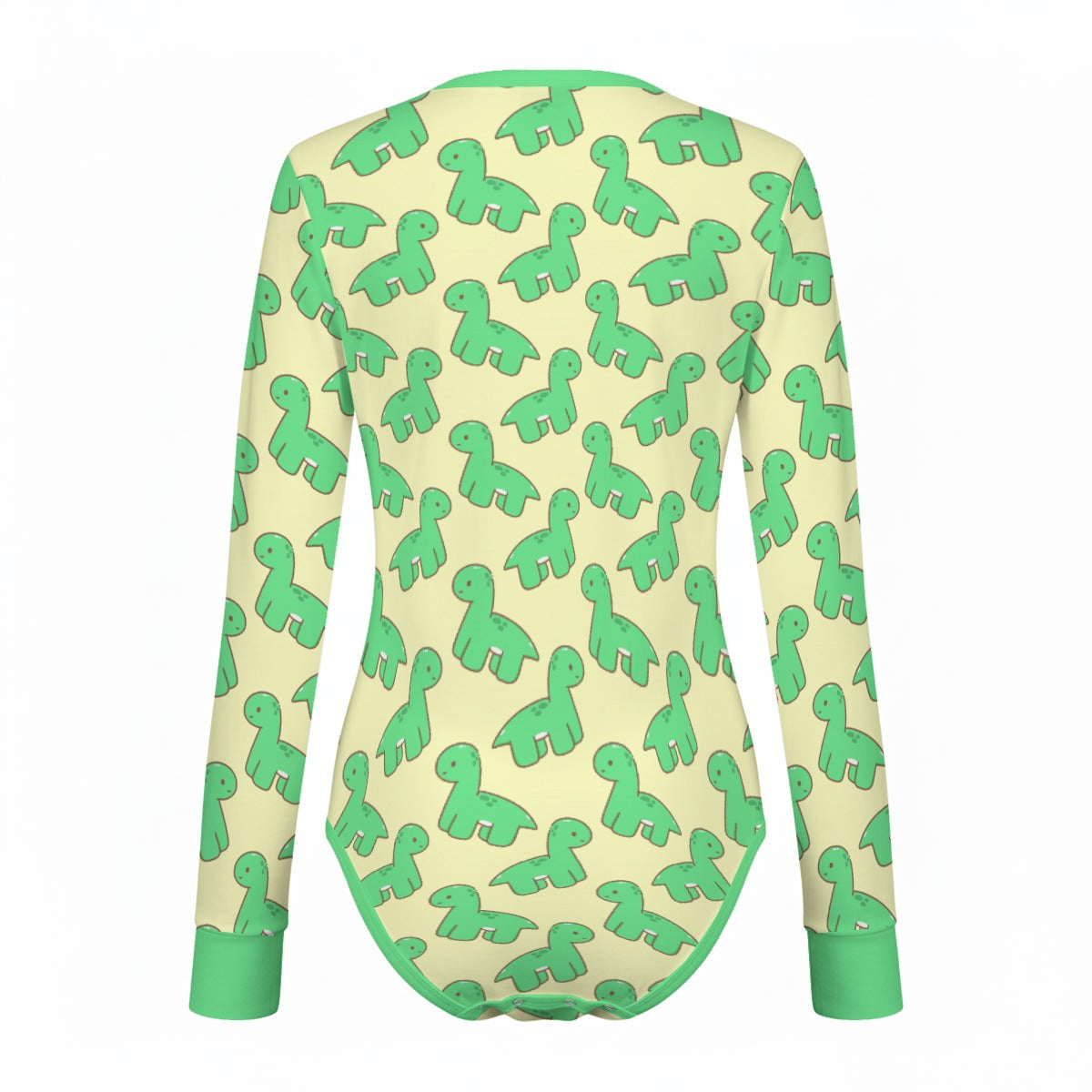 Kawaii Dinosaur Long Sleeve CuddleSuit